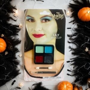 Halloween Makeup Munster Lily Makeup Set Eye Shadow Eye Pencil Seasonal Makeup